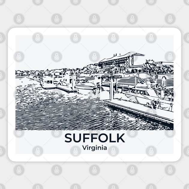 Suffolk - Virginia Magnet by Lakeric